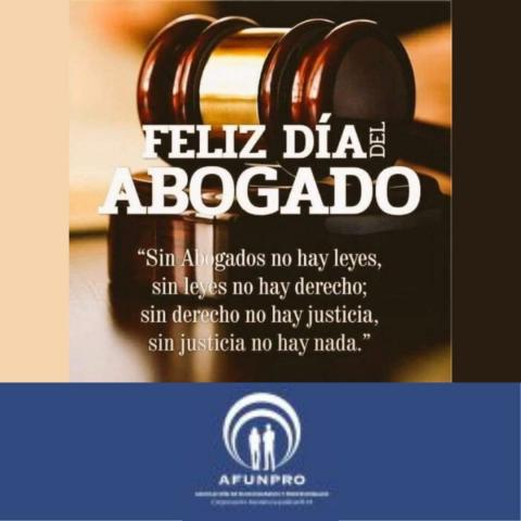 gráfica dia del abogado